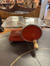 affettatrice orizzontale a volano restaurata