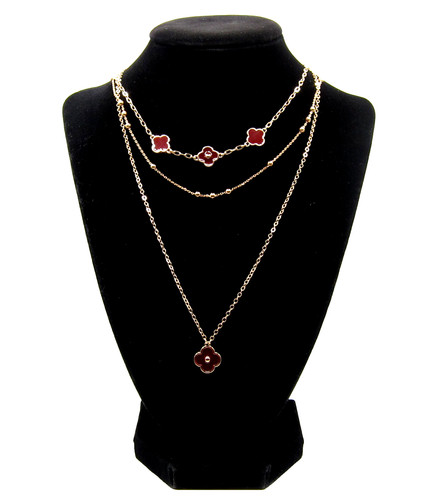 Collana triplo strato