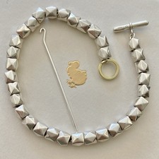 Dodo Pomellato Bracciale Stud Borchie 17/18 Cm Unisex Raro Fuori Produzione Orig