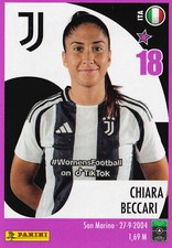 Panini, Calciatrici 2024-2025: figurina 107 Chiara Beccari (Juventus)