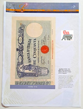 LA LIRA e la sua storia / L'oro, le monete,.. / Banconota  da Lire 50   /  NUOVA