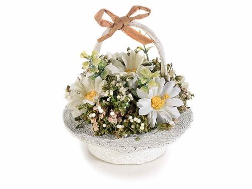 Composizione fiori finti - fiori,