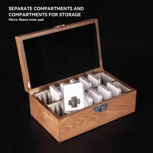 Coin slabs holders wooden - coin,