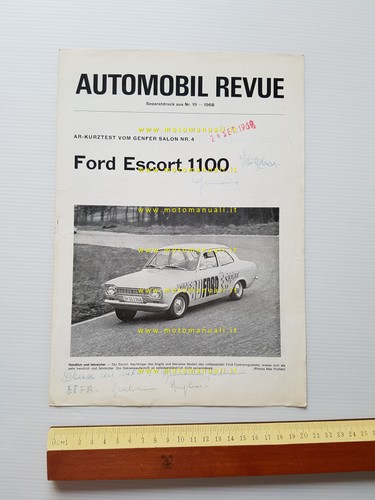 Ford escort 1100 ristampa - escort,