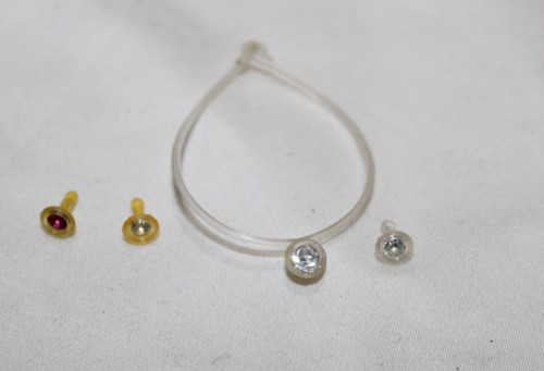 Collana orecchini vintage - e,