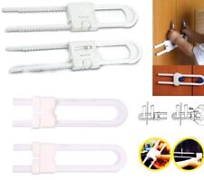 CHIUSURA SICUREZZA BAMBINI BIMBI BLOCCA ARMADI A GANCIO CASSETTI SPORTELLI ANTE