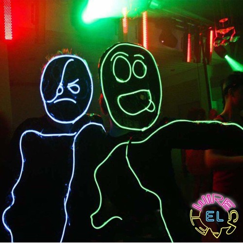 Glow stickman set neon stick - glow,
