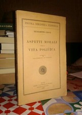 Benedetto Croce Aspetti morali