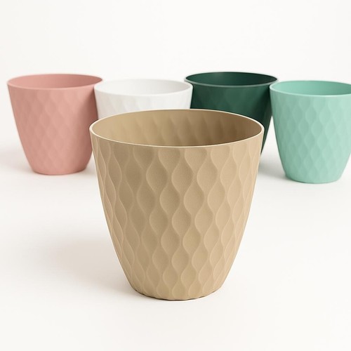Fioriera vaso cilindro bianco - vaso,