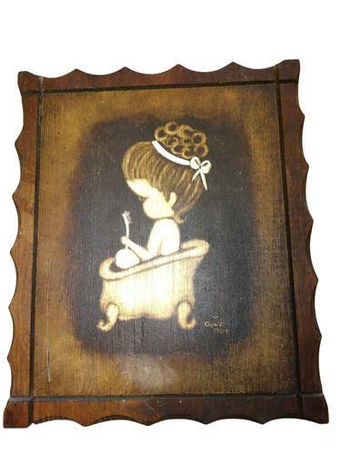 Vasca bagno vintage ragazza - vasca,