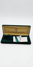 GUCCI Vintage Scatola Per Penna  in camoscio verde Vintage Gucci 
