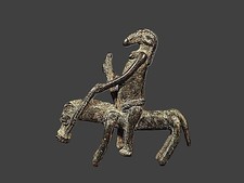 Art africain. Cavalier en