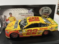 ELITE 2018 JOEY LOGANO #22 Homestead Win Ford 1/509 Championship autografato