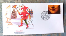 THE MONA LISA SMILE ENGLAND  GREETINGS 1990 FLEETWOOD CACHET FDC   UNADDR