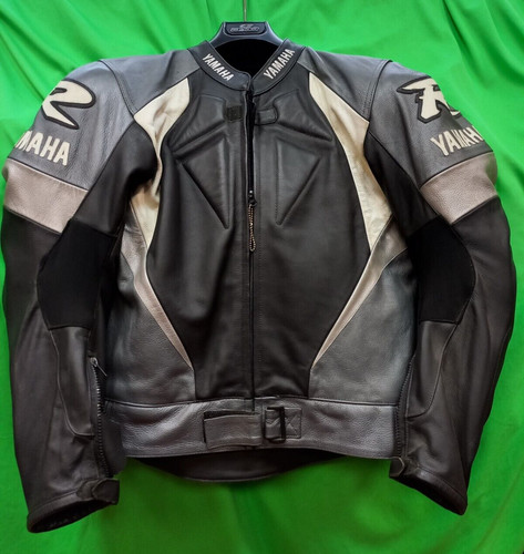 Giubbotto moto pelle yamaha - moto, in