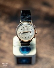 EBERHARD Extra-Fort, 39mm,  Oro  rosa 18K,  calibro 14000. Anni '50