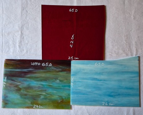 Lotto pezzi vetro artistico - lotto, di