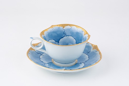 Tazza caffè piattino oro - da,