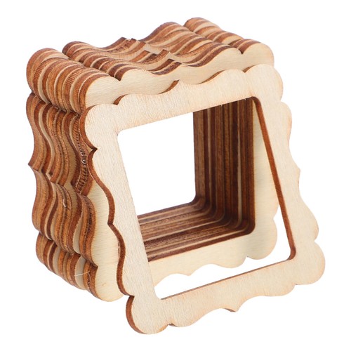 Pcs wooden frame cutouts - ,