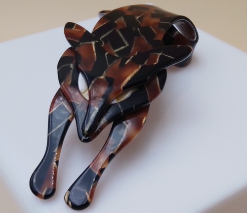 Rare broche celluloïd - broche, en