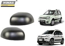 Coppia Calotte Nere Specchio Retrovisore DX/SX Per FIAT Panda 169 312 dal 2012