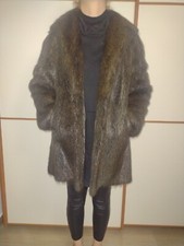 Pelliccia di castoro, castorino, marrone scuro, taglia M , giacca