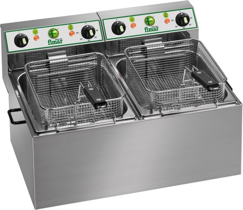 Friggitrice elettrica vasche - friggitrice,