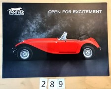 PANTHER KALLISTA 1.6 / 2.8 / 2.8 INJECTION Prospectus GB 1987 8 pages