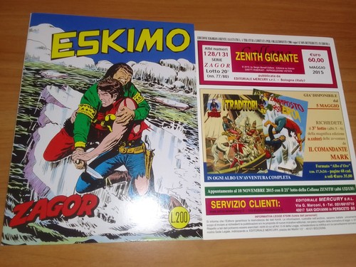 Zagor zenith 130 ristampa - zenith,
