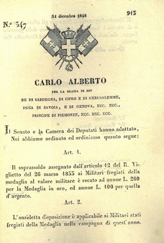 Regio decreto con cui - decreto, si