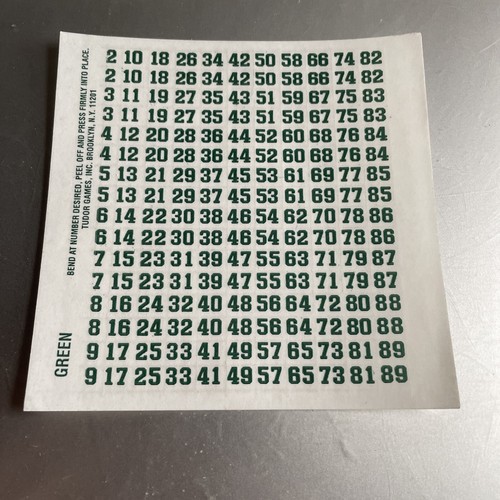 Fogli numeri divisa - , verde