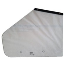 VETRO FINESTRINO PER PIAGGIO APE 50 LATO DESTRO COMPLETO DI PROFILATO GUARNIZION