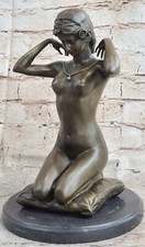 Bellissima Rara Bronzo Statua