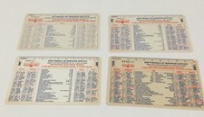 Lotto 4Calendarietti Tascabili Porta Portese Anni 1980 1987 1988  1998