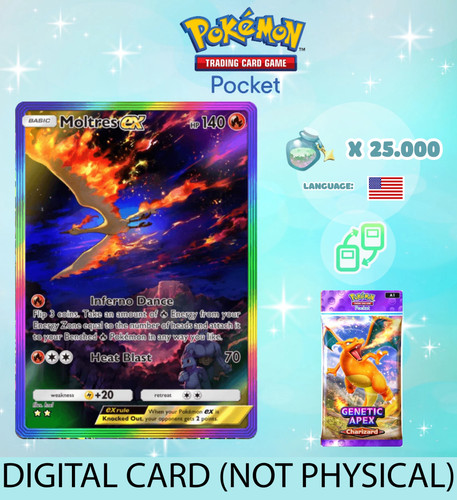 Pokemon tcg pocket moltres - pokemon,