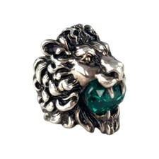 Anello Gucci testa di leone