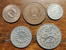 SIERRA LEONE Coin Lot Year