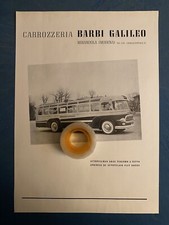 Rara Pubblicita’ Autobus Turismo BARBI GALILEO-Mirandola(Mo) su FIAT 680 RN 1951