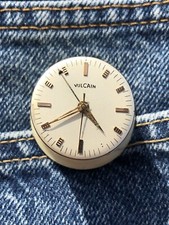Vulcain Cricket Movement Cal 120 Not Working For Parts Repair Vintage Watch