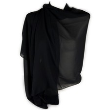 Stola nera elegante cerimonia da donna foulard coprispalle scialle sera ragazza