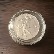 Moneta Da 50 Lire 1958