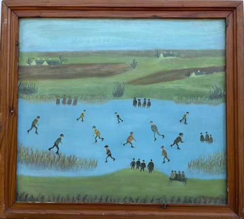 Pittura naif paesaggio - pittura,