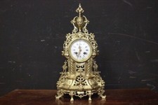 Bellissimo orologio da tavolo / tavola / ottone dorato / francese / Francia /FRA