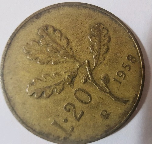 Moneta lire 1958 - moneta,