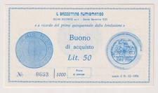 Miniassegni BUONI D'ACQUISTO -