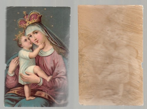 Santino immagine madonna - madonna, con