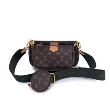 Autentica borsa Louis Vuitton monogramma tela multi pochette accessori M44813