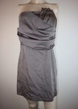 VESTITO CORTO DONNA RELISH TG 40 GRIGIO VESTITINO ABITO USATO