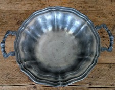 Antico Vaso Centrotavola Peltro, XVIII Secolo, Stemma con palma , Orig.  Firenze