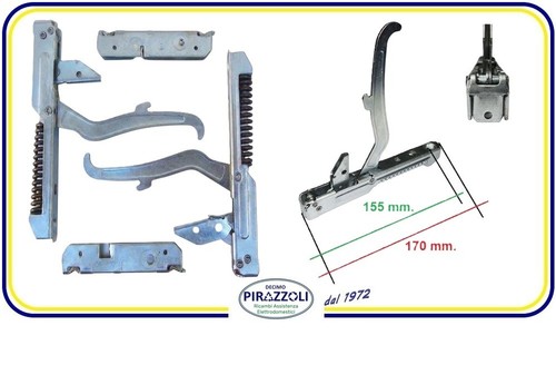 Kit cerniere porta forno 2 - cerniere,